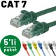 5 adet IRENIS CAT7 Ethernet Network Lan İnternet Kablosu, 20 Metre