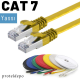 IRENIS CAT7 FTP Yassı  Ethernet (İnternet, Lan, Network) Kablosu, 25 cm