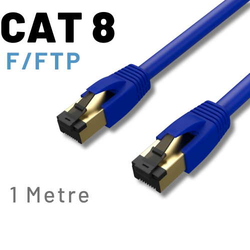 IRENIS CAT8 F/FTP LSZH Ethernet Patch Kablo, 1 Metre