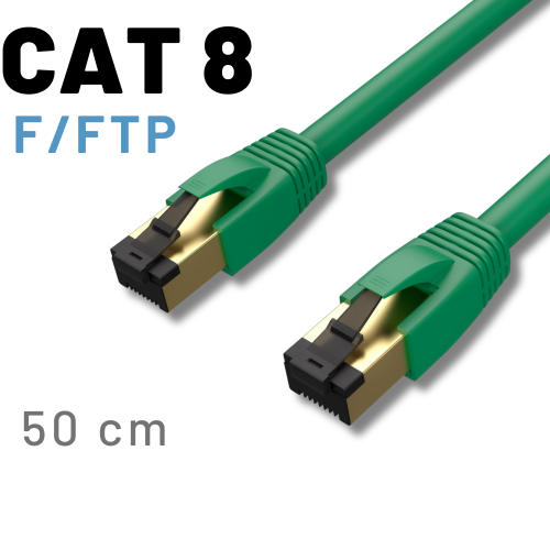 IRENIS CAT8 F/FTP LSZH Ethernet Patch Kablo, 50 cm