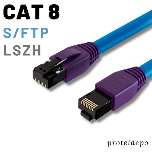 IRENIS CAT8 S/FTP LSZH Ethernet Patch Kablo, 7.50 Metre