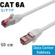 IRENIS CAT6A S/FTP Ethernet Data Center Kablosu, 50 cm