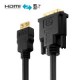 1 metre HDMI/DVI Kablo PureInstall Serisi