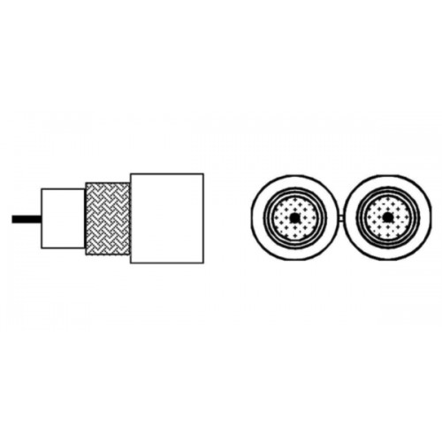 BELDEN MRG5802 RG-58 Twin