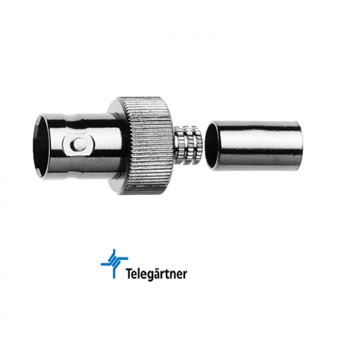 TELEGARTNER BNC Straight Jack Crimp