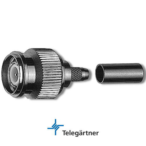 TELEGÄRTNER TNC Straight Plug Crimp