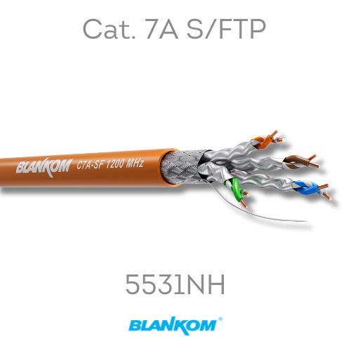 Cat 7A 23/1 AWG S/FTP FR-LSNH Ethernet Kablosu(İstediğiniz uzunlukta sipariş edebilirsiniz)