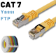 IRENIS CAT7 FTP Yassı  Ethernet (İnternet, Lan, Network) Kablosu, 10 Metre