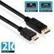 10 metre DisplayPort/HDMI Kablo 2K (1080p) FullHD, WUXGA