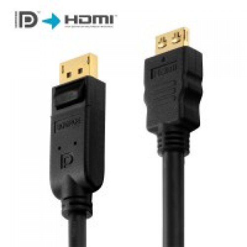 3 metre DisplayPort/HDMI Kablo, 2K (1080p) FullHD, WUXGA