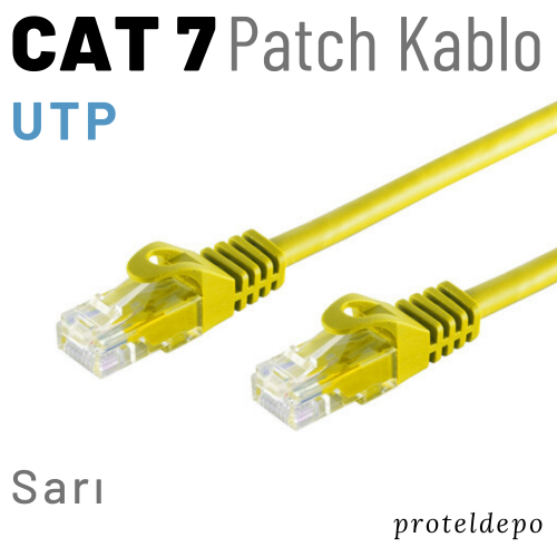 IRENIS CAT7 Ethernet Network İnternet Lan Kablosu, 7.50 Metre