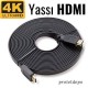 4K Yassı HDMI v1.4 Kablo,  5 Metre