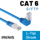 IRENIS CAT6 S/FTP Dirsek Kablo, 25 cm