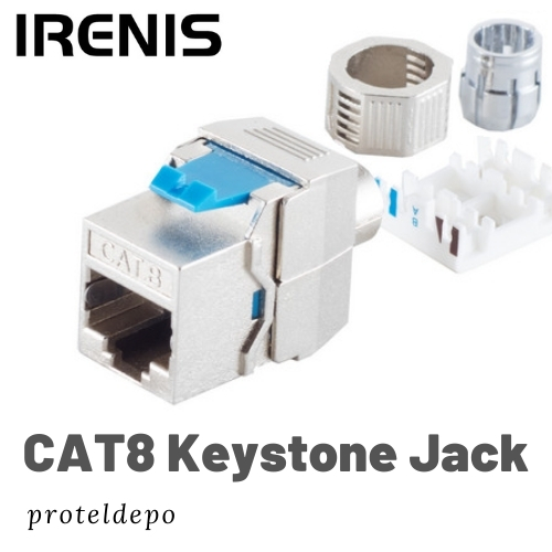 IRENIS Cat.8 Keystone Jack