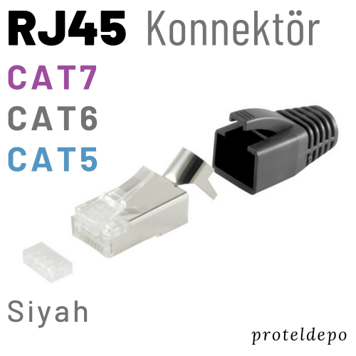 IRENIS RJ45 Konnektör Cat.7A/7/6A/6/5e için