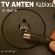 TV Anten Kablosu, Makaralı, 10 metre  