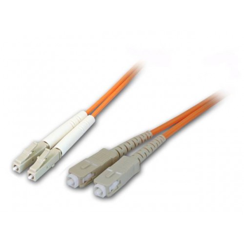 LC/SC 50/125 MM Duplex FO Patch cord/Jumper - 1 metre