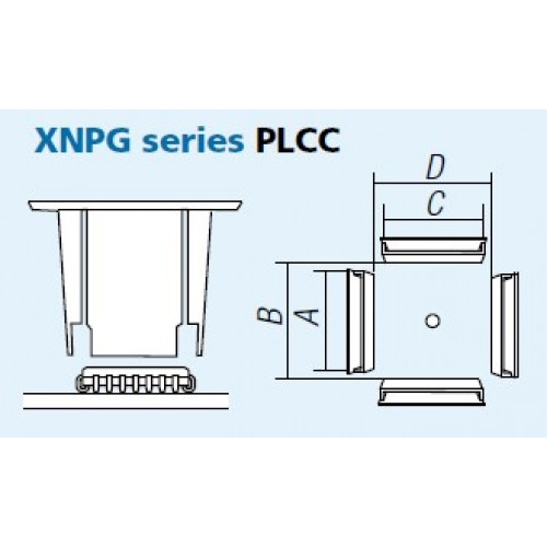 GOOT XNPG-11.5X11.5 SMT Nozzle (PLCC28)