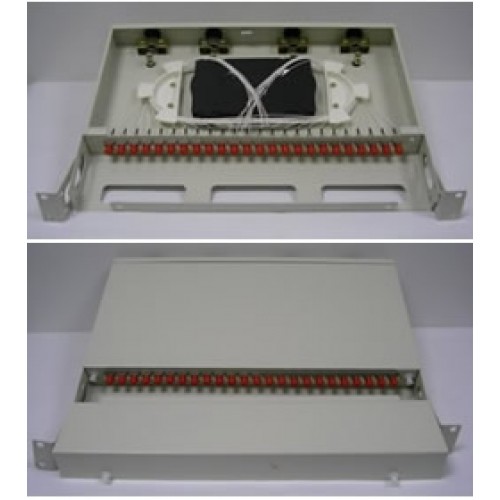 24'lü Patch Panel FC SM adaptörlü