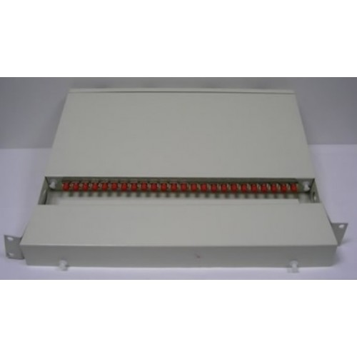 24'lü Patch Panel FC SM adaptörlü